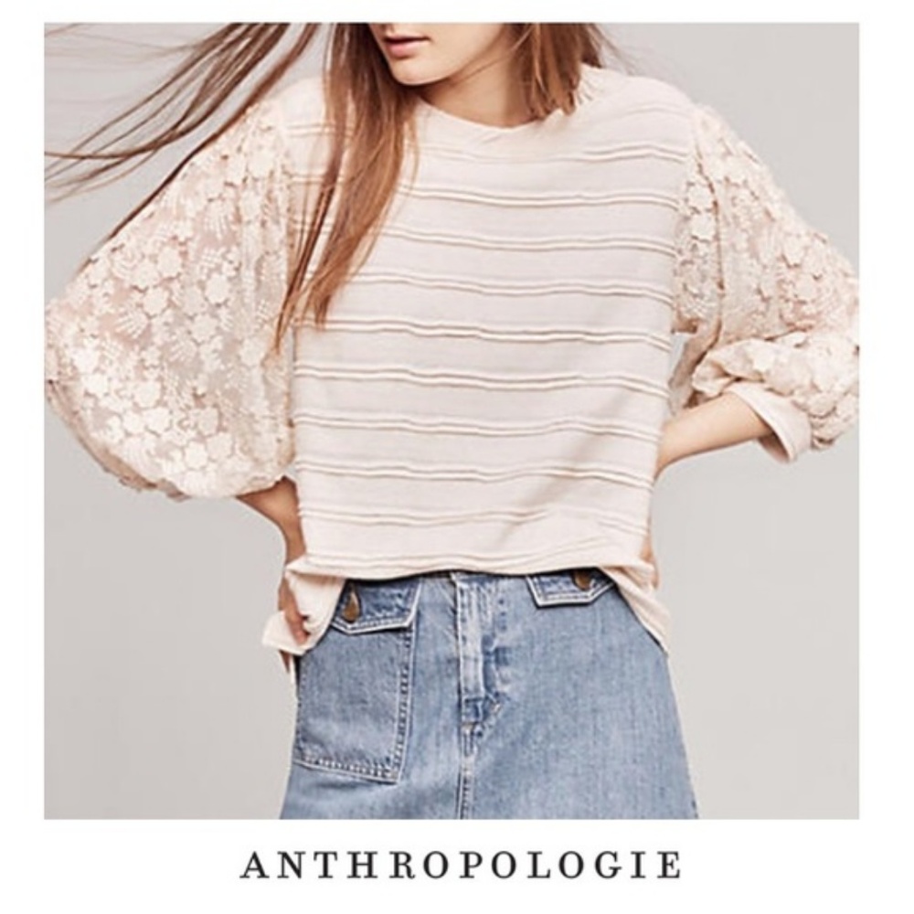 Anthropologie Eri + Ali Chelsea Stripe Pullover